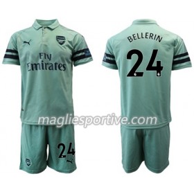 Completo Calcio Arsenal Bellerin 24 Bambino Divisa Terza 2018/2019
